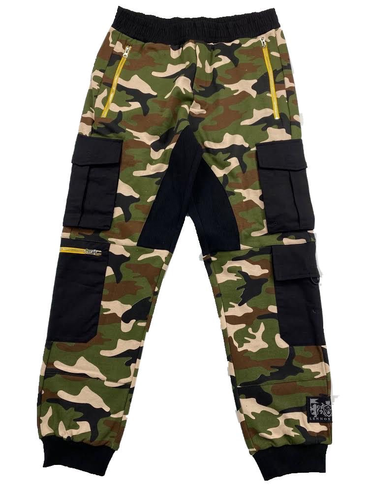 RIPSTOP CAMO CARGO JOGGERS